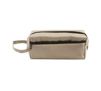 pipisweet Bolsa de almacenamiento para bolígrafos, estuche de 2 capas de gran capacidad, suministros de estudio para cosméticos, cajas de papelería simples para estudiantes, Beige B, Talla única