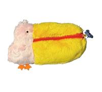 pipisweet Estuche para lápices de pelícano blanco, bolsa de maquillaje de felpa, bolsa de almacenamiento para artículos de papelería, bolsa de almacenamiento de caricaturas, bolsa de lápices de, Pink