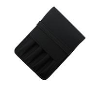 pipisweet Portalápices de piel sintética hecho a mano para 4 bolígrafos, diseño de cocodrilo, bolsa de almacenamiento, papelería, suministros escolares y de oficina, 001-1, Talla única