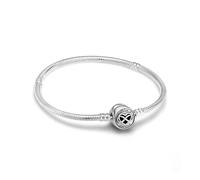 pipisweet Pulsera de plata de ley 925 de estilo moderno para mujer, joyería colorida, regalo de amistad, talla única, Ágata