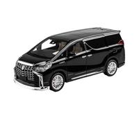 PIPJLCGE Réplica de coche en miniatura modelo 1:18 para Toyota Alphard MPV Mini simulación de aleación de zinc modelo de coche exquisita decoración adornos colección escala vehículo fundido a presión