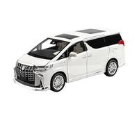PIPJLCGE Réplica de coche en miniatura modelo 1:18 para Toyota Alphard MPV Mini simulación de aleación de zinc modelo de coche exquisita decoración adornos colección escala vehículo fundido a presión
