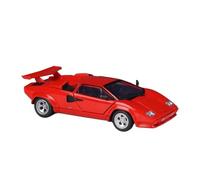 PIPJLCGE Réplica de coche en miniatura modelo 1:24 para Lamborghini Countach Lp5000s Mini escala estática de aleación de zinc modelo de coche vitrina adornos escala vehículo fundido a presión (rojo)