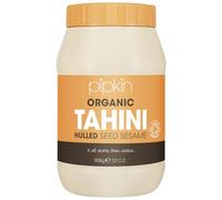 Pipkin 100% Pasta de Tahini Orgánica 908g - Semillas de Sésamo Etíopes Asadas y Prensadas - Todo Natural, Kosher, Vegano, No GMO