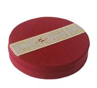 PIPOEI Almohada de Meditación para el Suelo, Cojín de Meditación, Almohadas Grandes Redondas para Sentarse Espuma Relleno Añadido, Funda de Algodón con Cremallera Cambiable 01,50cm-10cm