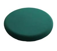 PIPOEI Cojines Redondos para sillas de Cocina, cojín Redondo para Asiento, Espuma viscoelástica Desmontable con diseño de Cremallera Oculta para Comedor, Sala de Estar y Oficina Dark Green,35cm