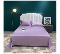 PIPOEI Sábana de Satén de 80 Hilos Fabricada en Tencel - Ropa de Cama de Jersey Suave por Ambos Lados - Calidad de Jersey Refrescante - Transpirable y Agradable para Piel 01,50x70 cm x2