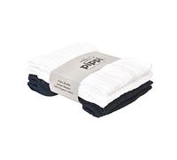 pippi 4er Pack Baby Unisex Windeln Für Spucktücher, Kuscheltücher Oder Windeltücher Geeignet Conjunto de baño, Blanco (White 100), Talla Única (Talla del Fabricante: 65X65) para Bebés