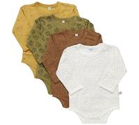 Pippi 4er Pack Body LS Conjunto de Ropa Interior para bebés y niños pequeños, Piscina, 4 años Unisex bebé