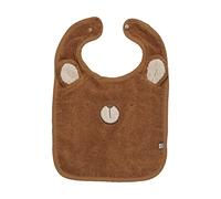 Pippi Babero unisex con caras de animal. almendra Talla única