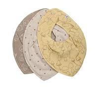 PIPPI Bandana Bib Uni -AOP (3-pack), babero triangulo bebe,