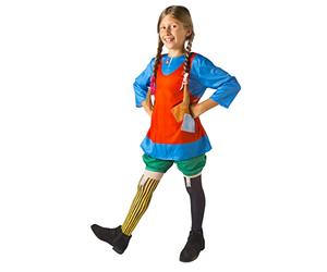 Pippi Calzaslargas disfraz niña original Pippi Longstocking (Talla 4-6 años)