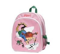 Pippi Langstrumpf Bolsa de viaje - Maleta rosa para niños - Mochila para niñas y niños - Plástico y poliéster - Edad 3+, Pippi Mochila Rosa, 120x270x320mm