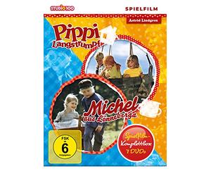 Pippi Langstrumpf & Michel aus Lönneberga - Spielfilm Box [DVD]