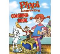 Pịppị Longstọckịng Coloring Book: Awesome Coloring Book For Kids, Boys, Girls Who Likes To Color