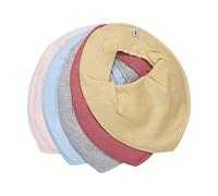 Pippi made with love Bandana Bib-Solid (5-Pack) Pañuelos, Multicolor, Talla única Unisex bebé