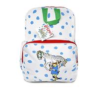 Pippi mochila fondo blando con topos azules (PIPPI CALZASLARGAS)