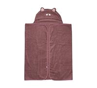 Pippi - Toalla de baño Unisex para bebé, 100% algodón orgánico con Caras de Animales