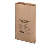 PIPPO Bolsa de papel recogida verde 80l - 5 unidades