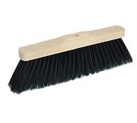 Pippo Escoba Industrial de Madera sin Mango para ambientes industriales, 40 x 13 cm, cerdas de PVC Resistentes y duraderas, Tablero de Polipropileno expandido, Hilo Italiano, Limpieza en Todas Las