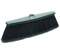 Pippo Escoba Pluma sin asa, Nylon, Plata/Negro