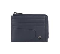 Piquadro Akron Tarjetero Bloqueo RFID Piel natural 11.5 cm azul