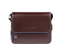 Piquadro Blue Square Mensajero Piel 23 cm marrón