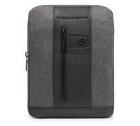 Piquadro Bandolera carta 21 cm gris