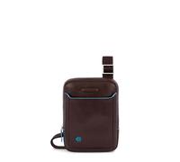 Piquadro- Bandolera organizada con compartimento- Bags- Hombre- Marrón- ONE SIZE- Bandolera organizada con compartimento