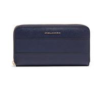Piquadro - Billetera con cremallera y cuatro compartimentos - Accessories - Mujer - Azul - ONE SIZE -