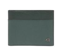 Piquadro - Billetera Cuadrada Negra con Monedero y Protección Rfid - Accessories - Hombre - Verde - ONE SIZE -