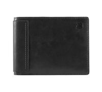 Piquadro - Billetera Negra Unisex Cuero Liso Azul - Accessories - Mujer - Negro - ONE SIZE -