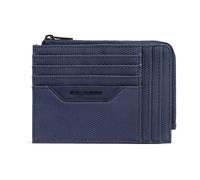 Piquadro - Billetera tarjetero con bolsillo para monedas con cremallera - Accessories - Hombre - Azul - ONE SIZE -