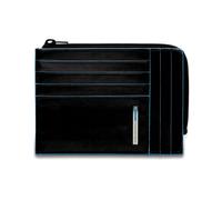 Piquadro- Billetera tarjetero hombre de cuero con monedero y bloqueo Rfid- Accessories- Hombre- Negro- ONE SIZE- Billetera tarjetero hombre de cuero con monedero y bloqueo Rfid