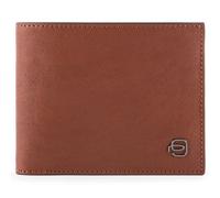 Piquadro Billetero Cuadrado Negro Piel 11 cm marrón