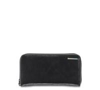 Piquadro - Billetero mujer con cremallera- cuatro fuelles - Accessories - Mujer - Negro - ONE SIZE -