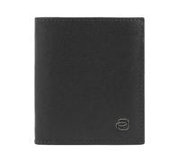 Piquadro Black Square Cartera Bloqueo RFID Piel natural 10 cm negro
