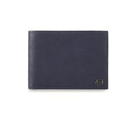 Piquadro Black Square Cartera Piel natural 12.5 cm azul
