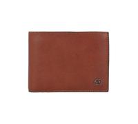 Piquadro Black Square Cartera Piel natural 12.5 cm marrón
