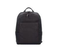 Piquadro Black Square Mochila de negocios Piel natural 39 cm Compartimento para el portátil marrón