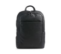 Piquadro Black Square | Mochila para portátil | negro | cuero