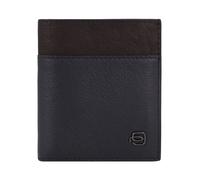 Piquadro Black Square Tarjetero Bloqueo RFID Piel natural 9 cm gris