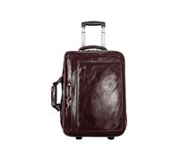 Piquadro Blue Square 2 ruedas Trolley ejecutivo Piel natural 51 cm Compartimento para el portátil marrón