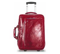 Piquadro Blue Square 2 ruedas Trolley ejecutivo Piel natural 51 cm Compartimento para el portátil rojo