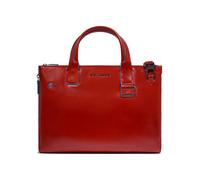 Piquadro Blue Square Bolsa de compras Piel 38 cm Compartimento para el portátil con pliegue de expansión rojo