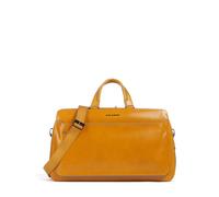 Piquadro Blue Square Bolsa de fin de semana amarillo mostaza, cuero, 53 x 31 x 21cm