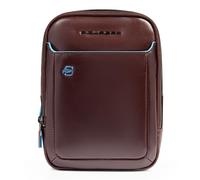 Piquadro Blue Square Bolsa de hombro Mini Bag Piel 17 cm marrón