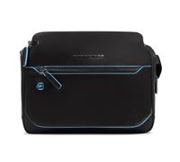 Piquadro Blue Square Bolsa de hombro Piel 27 cm negro