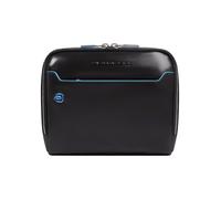 Piquadro Blue Square Bolsa de hombro Piel 21 cm negro