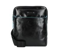 Piquadro Blue Square Bolsa de hombro Piel natural 26 cm negro